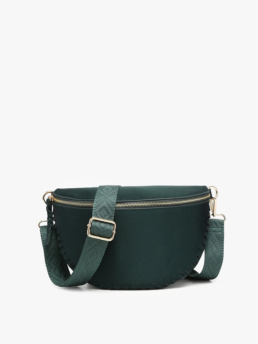 Janae Whipstitch Vegan Crossbody/Sling Bag