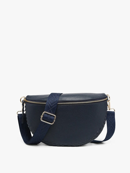 Janae Whipstitch Vegan Crossbody/Sling Bag