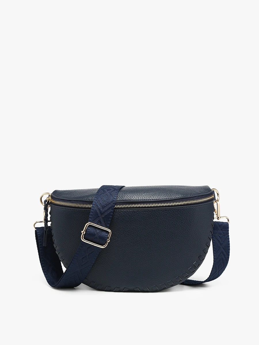 Janae Whipstitch Vegan Crossbody/Sling Bag