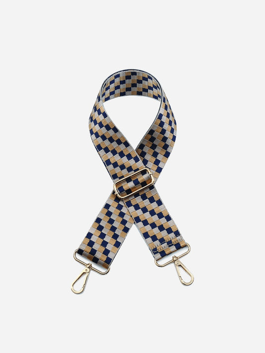 Checkered Guitar Purse Strap by Jen & Co.