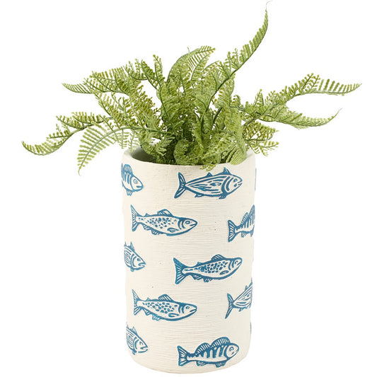 Vase - Blue Fish