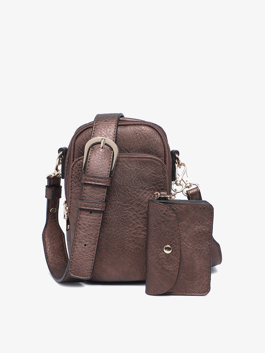 Parker Vegan Crossbody by Jen & Co.
