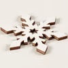 Wooden Snowflake Set
