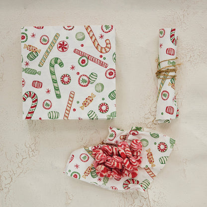Paper Napkins with Holiday Pattern (Contains 50 Folded Pieces) ©