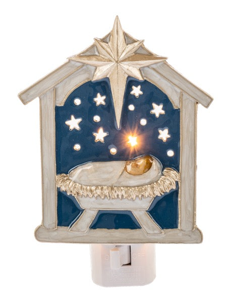 Baby Jesus in Manger Night Light
