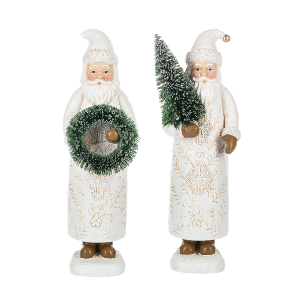 Santa w/Tree or Wreath