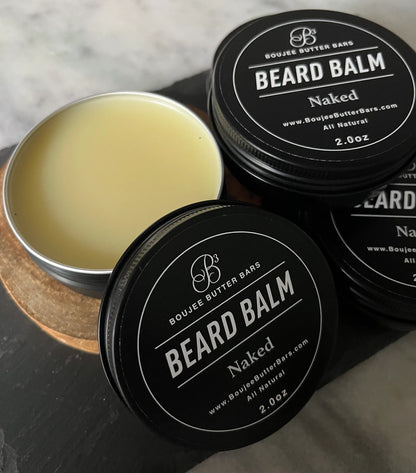 2.0oz Naked (Unscented) Beard Balm