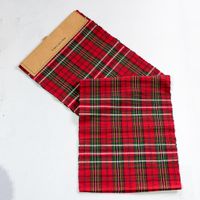 72" Holiday Plaid Table Runner