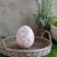 6.5" Rose Heirloom Egg