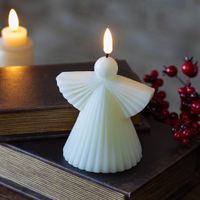 4.3" LED Wax Angel Candle