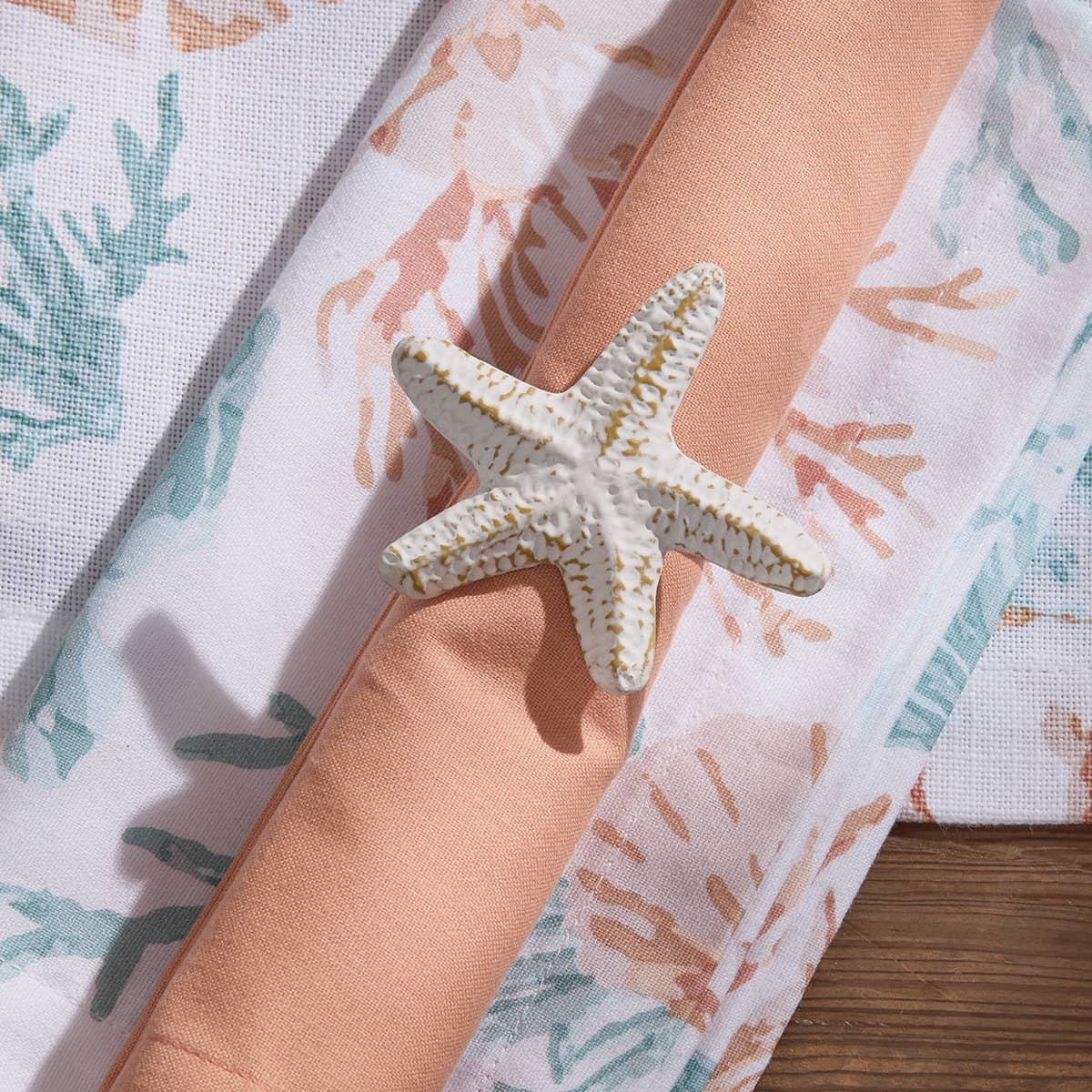 Starfish Metal Napkin Ring