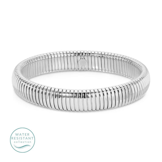 Silver Large Flex Bangle, Water Resistant