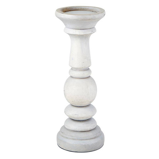 Light Gray Candle Holder - Large