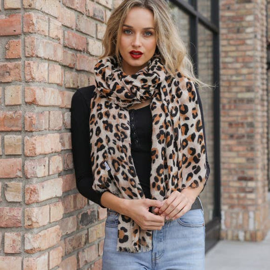Leopard Print Scarf