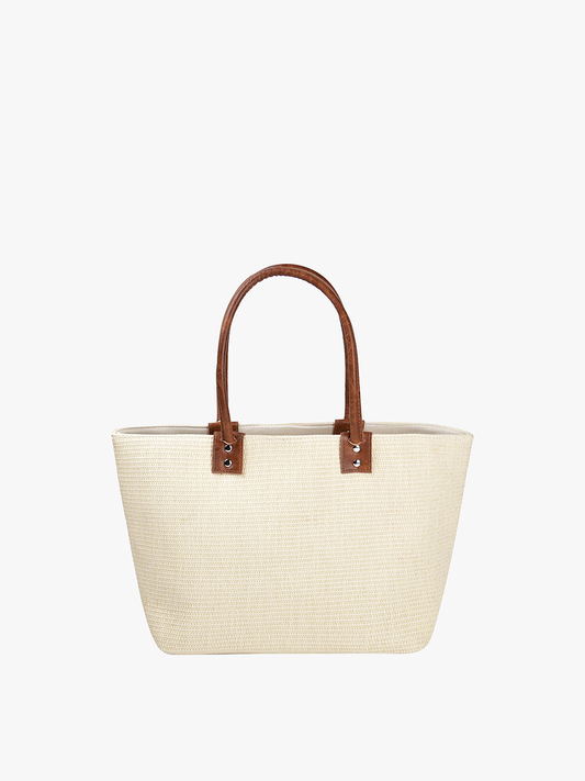 Angelica Straw Tote Jen & Co.