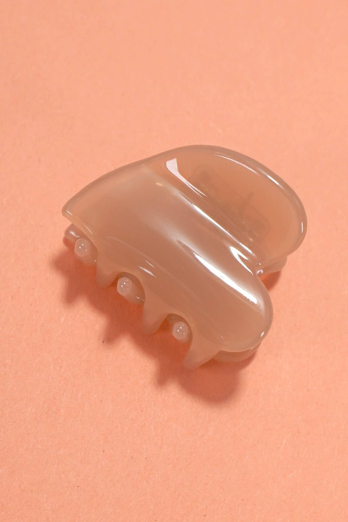 Cellulose Valentine Heart Hair Claw Clip