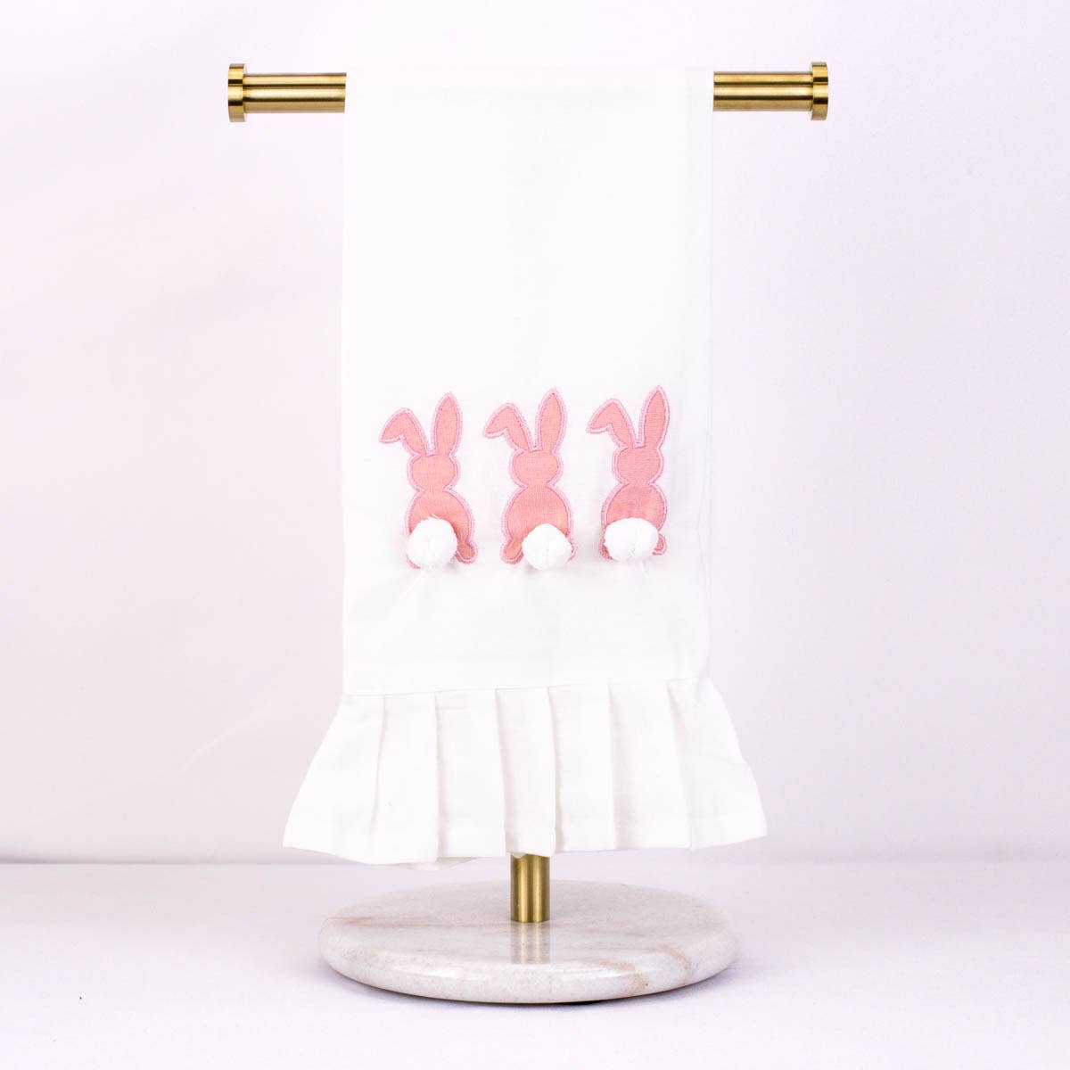 Bunny Ruffle Hand Towel