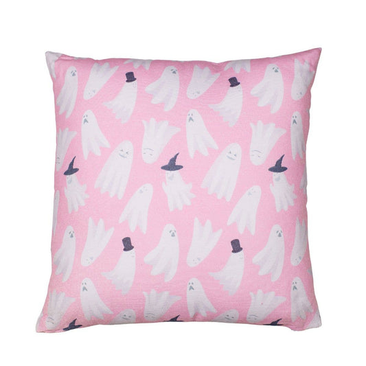 Ghouls Just Wanna Have Fun Pillow   Pink   16x16