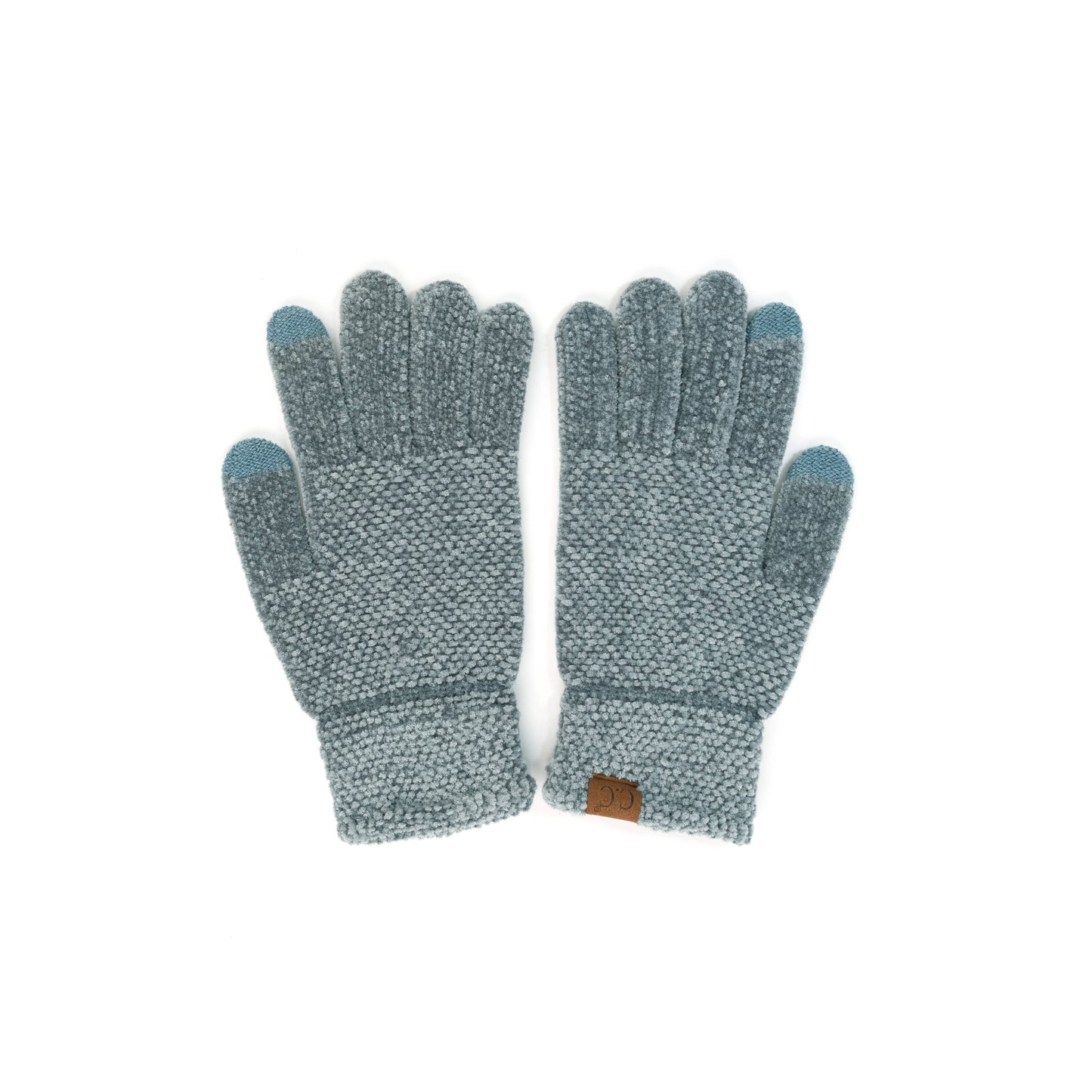 Teal Green C.C Eco Friendly Chenille Gloves