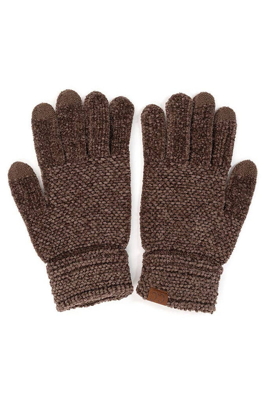 Earth Brown C.C Eco Friendly Chenille Gloves