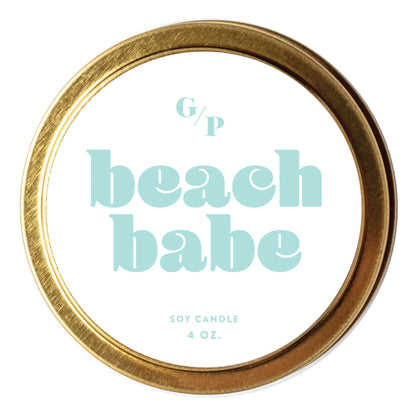 Beach Babe 4 oz. Candle Tin