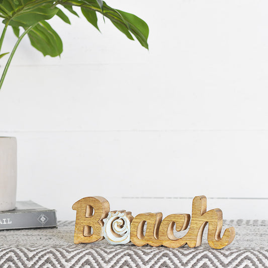 Beach Table Top Sign