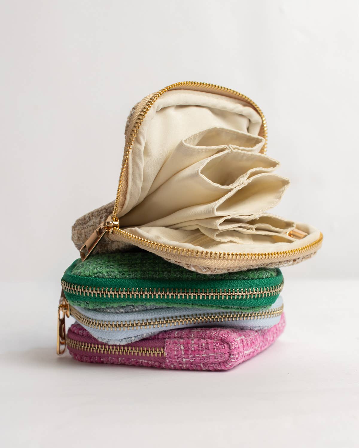 Blue Jenny Jewelry Pouch  5x4.75