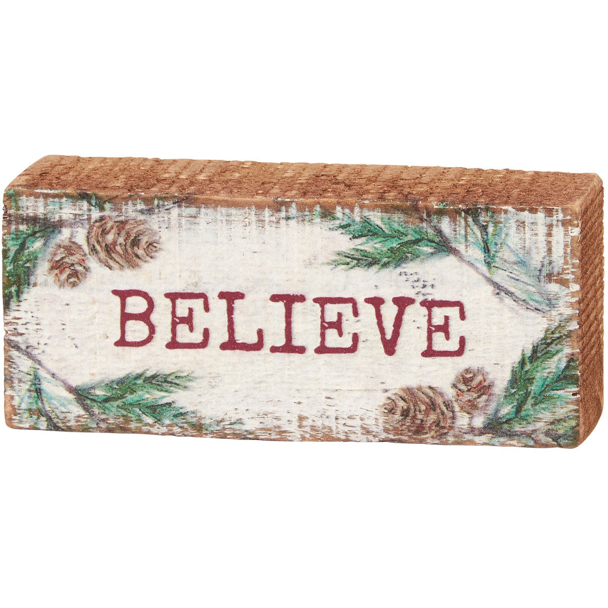 Believe Block Sign