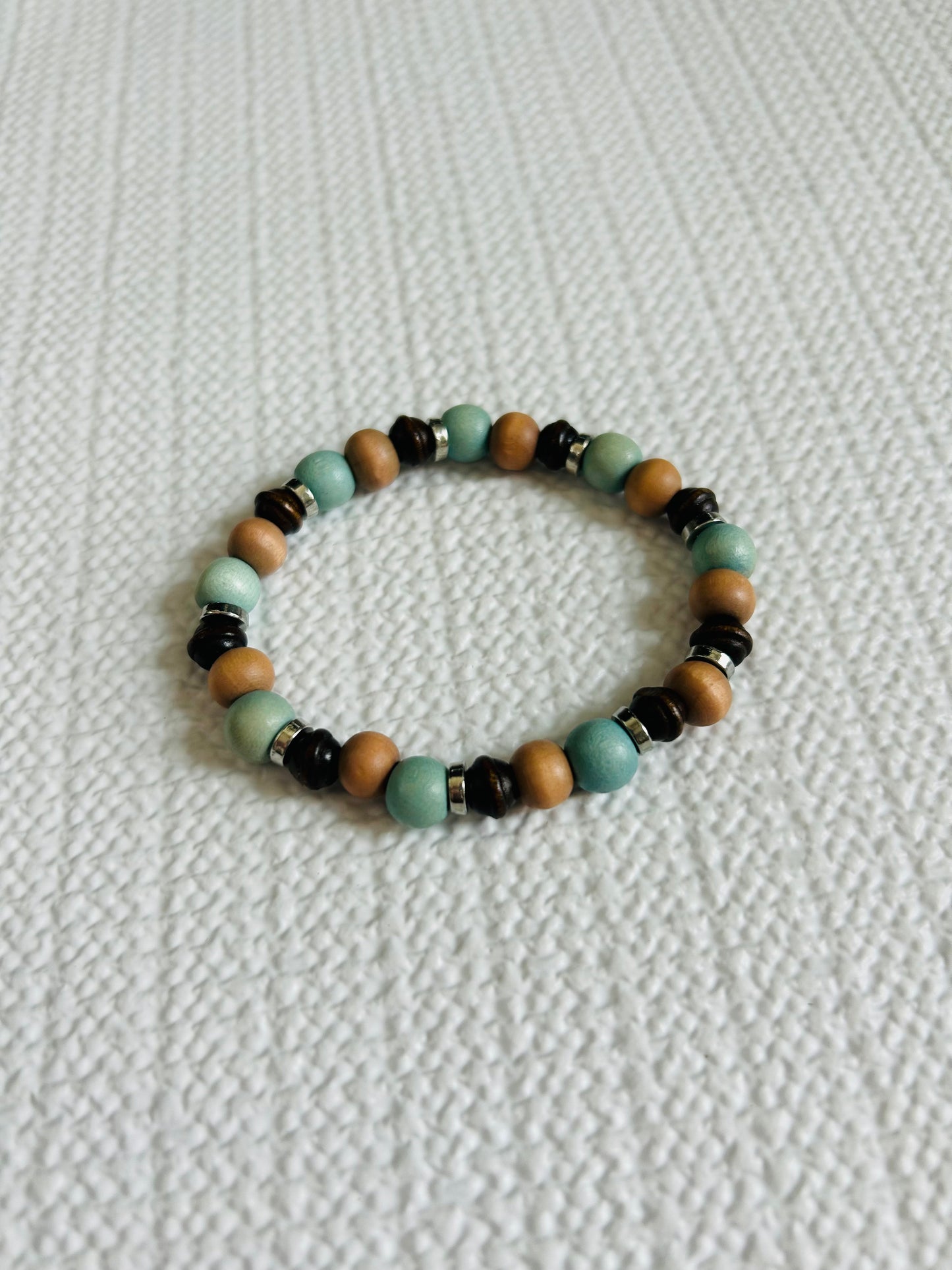 Brown & Aqua Bracelet