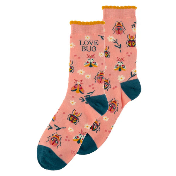 Love Bug Crew Socks