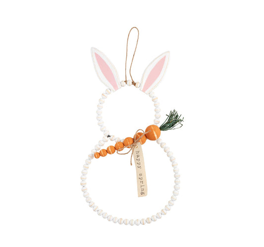 Beaded Bunny Door Hanger