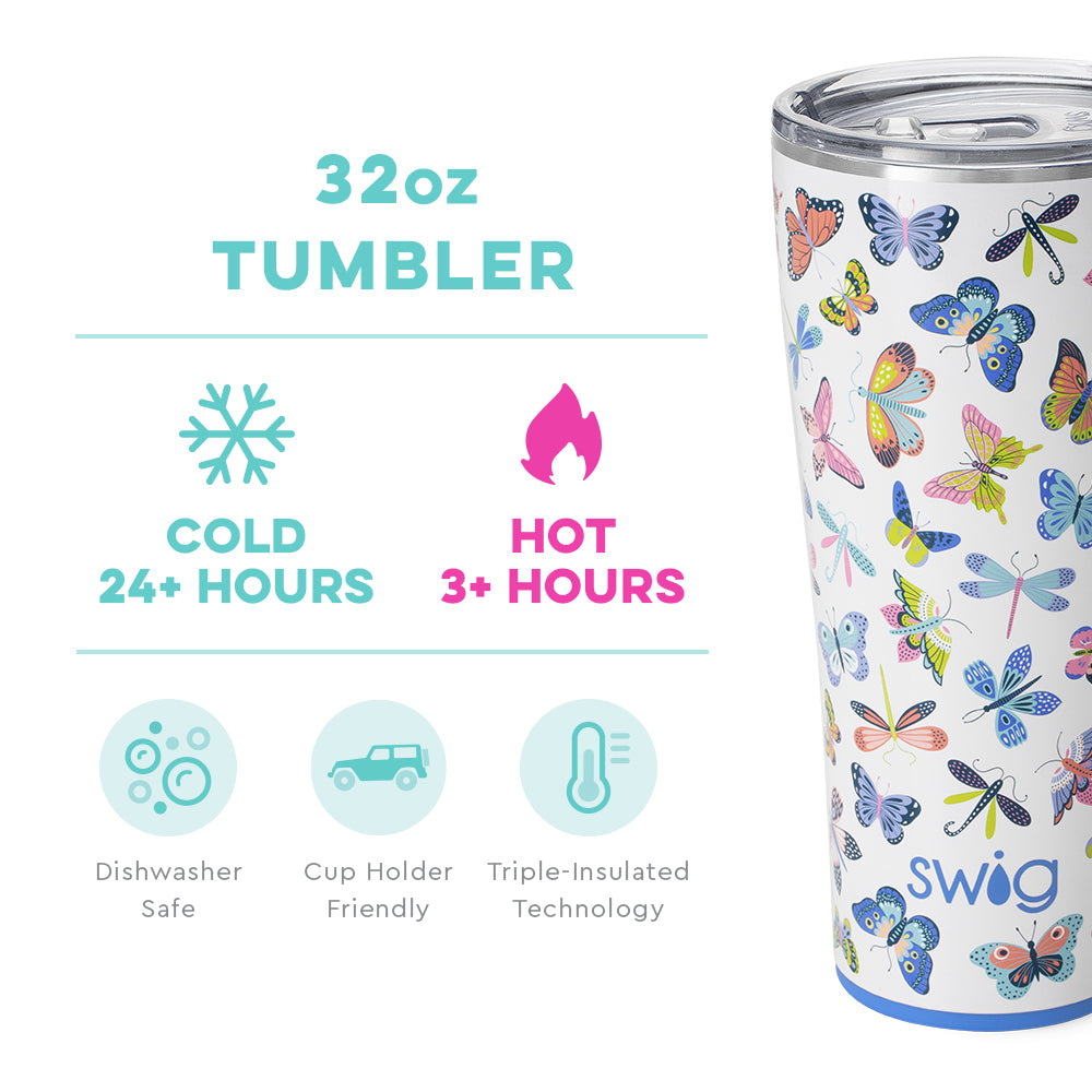 Butterfly Bliss 32oz. Tumbler