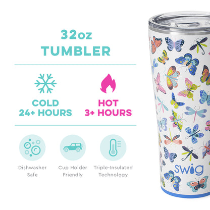 Butterfly Bliss 32oz. Tumbler