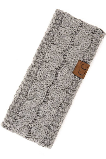 Coral Cable Knit Solid Headband