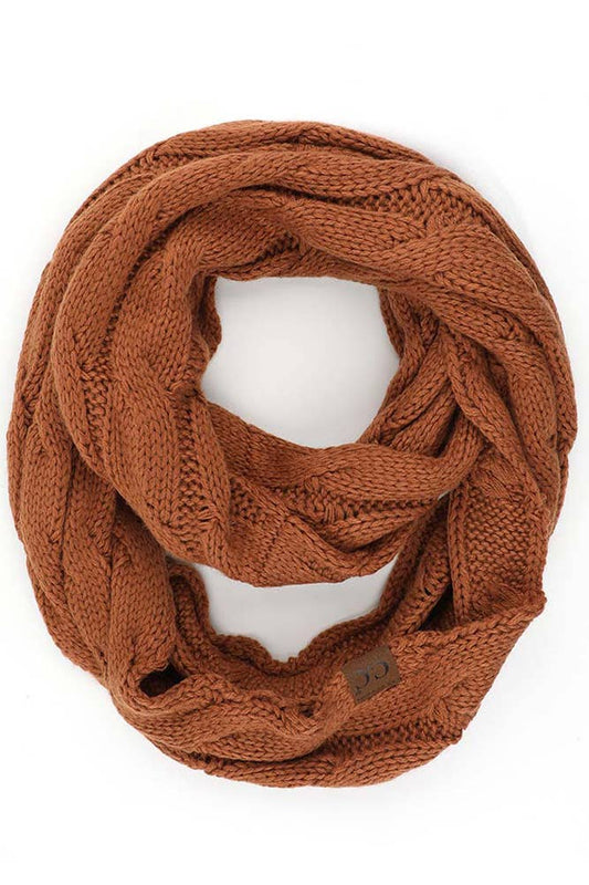 Clay Knitted Scarf