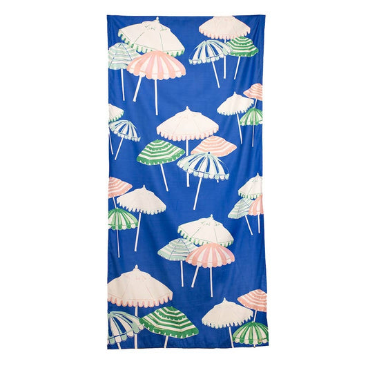 Monterosso  Beach Towel   Sapphire/Pink/Capri   34x70