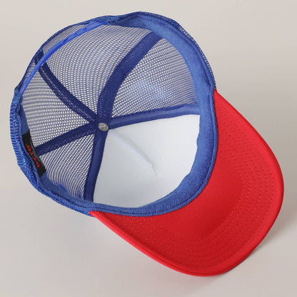 MINT/WHITE/MINT / One Size, USA FLAG Mesh Back Foam Trucker Hat