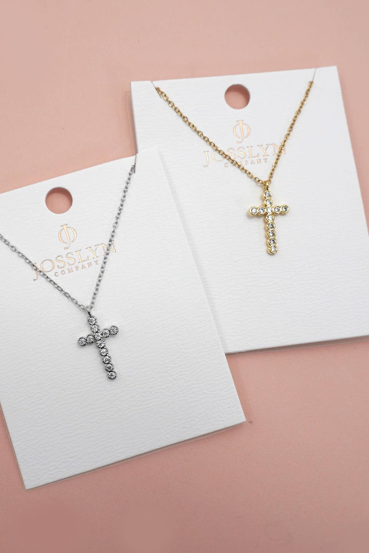 Rhinestone Cross Necklace