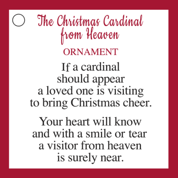 Christmas Cardinal From Heaven