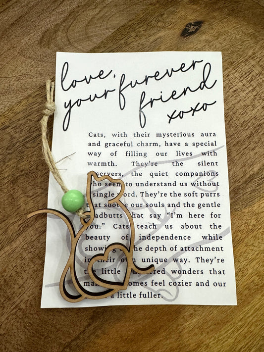 Cat Story Card (Beads Vary)