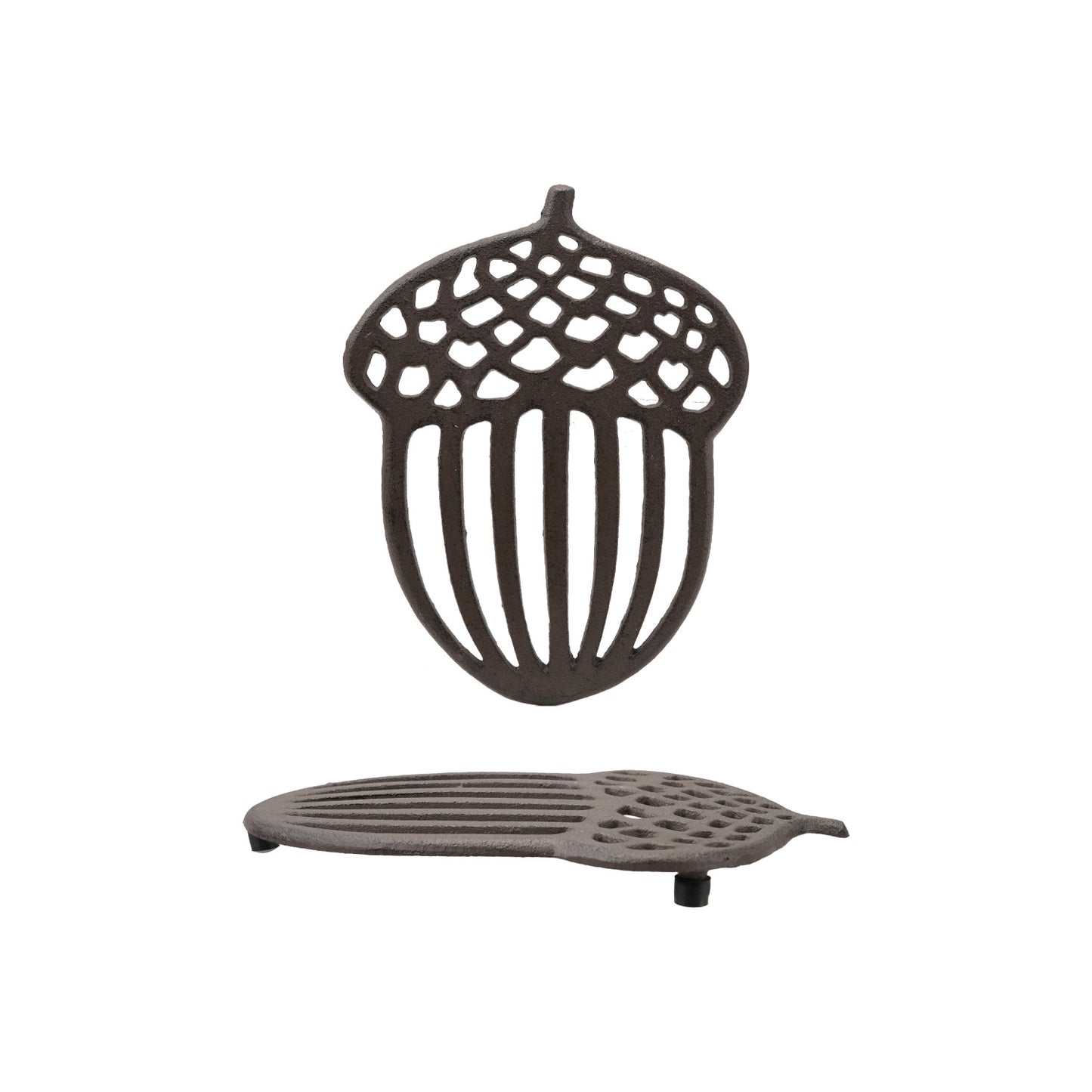 Cast Iron Acorn Shaped Trivet