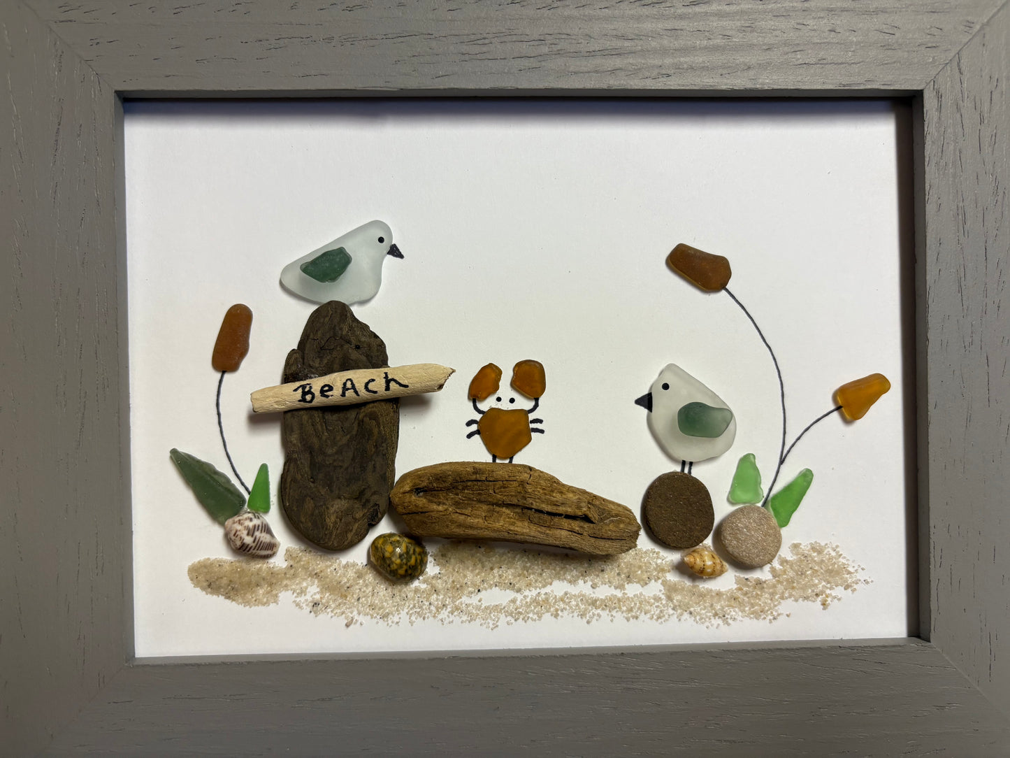 🌊🎄Seaglass Art Class with The C Glass Sisters 7/16 @ 11AM