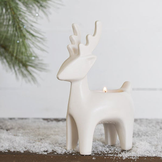 Christmas Deer Candle Holder