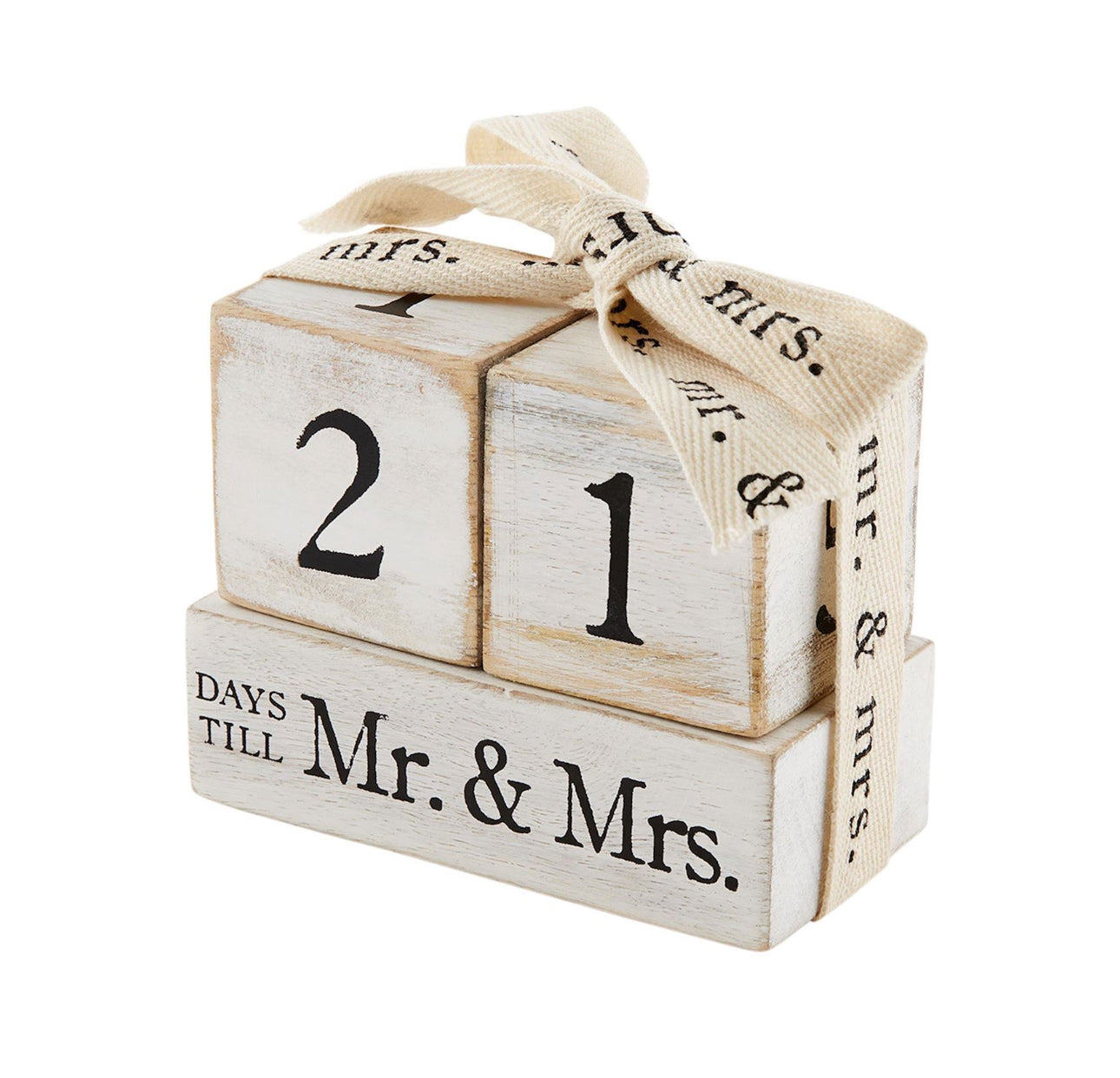 Countdown Mr. & Mrs. Block Set