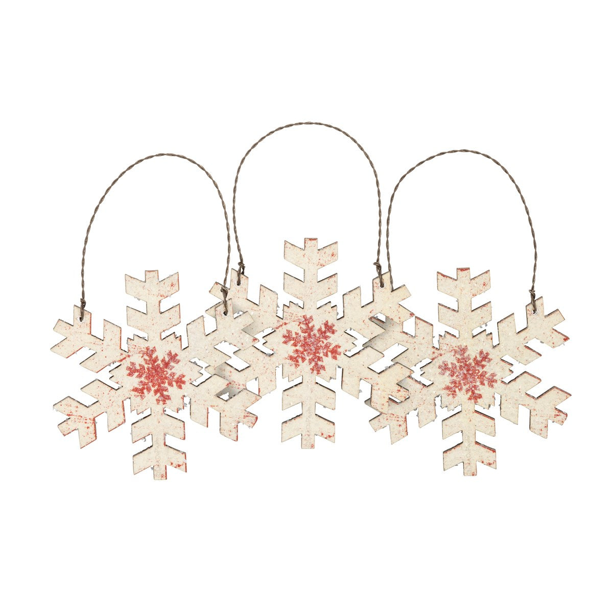 Cream Snowflake Ornament