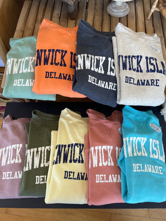 Fenwick Island Delaware Crew Sweatshirt