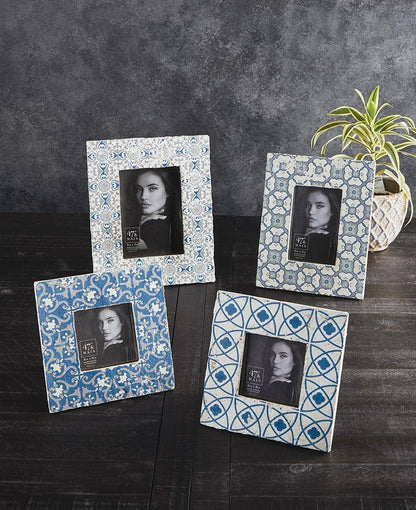 4x6 Frame Teal/Blue/Gray