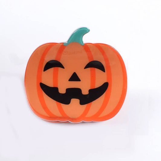 Happy Pumpkin Halloween Hair Claw