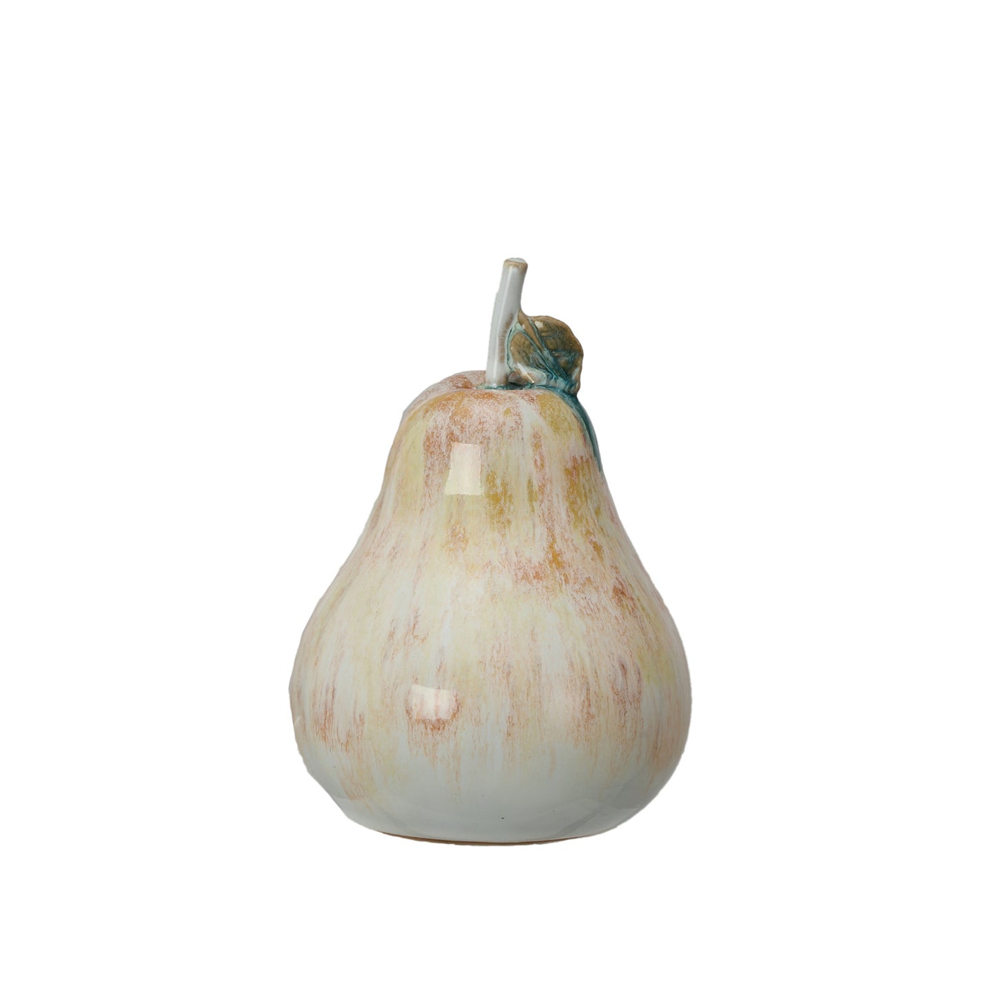Stoneware Pear, Reactive Glaze (Each One Will Vary)