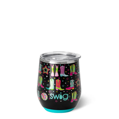 Disco Cowgirl Stemless Wine Cup (14 oz)